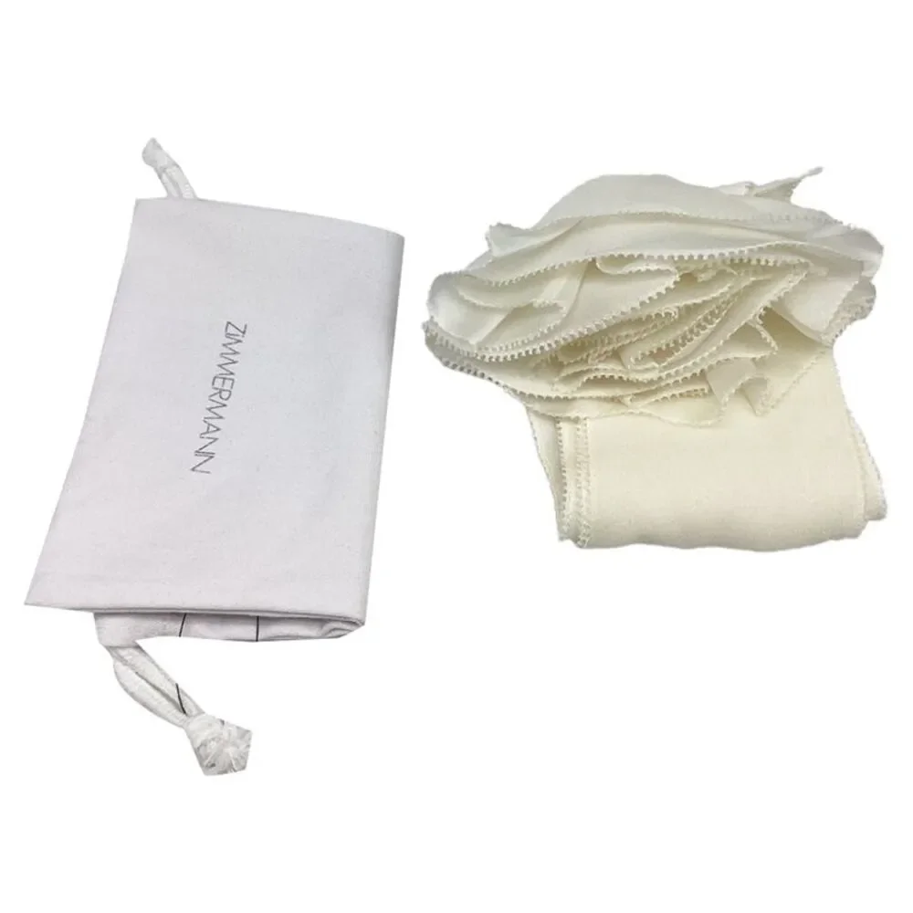 Zimmermann Flower Neck Scarf in Ivory Viscose